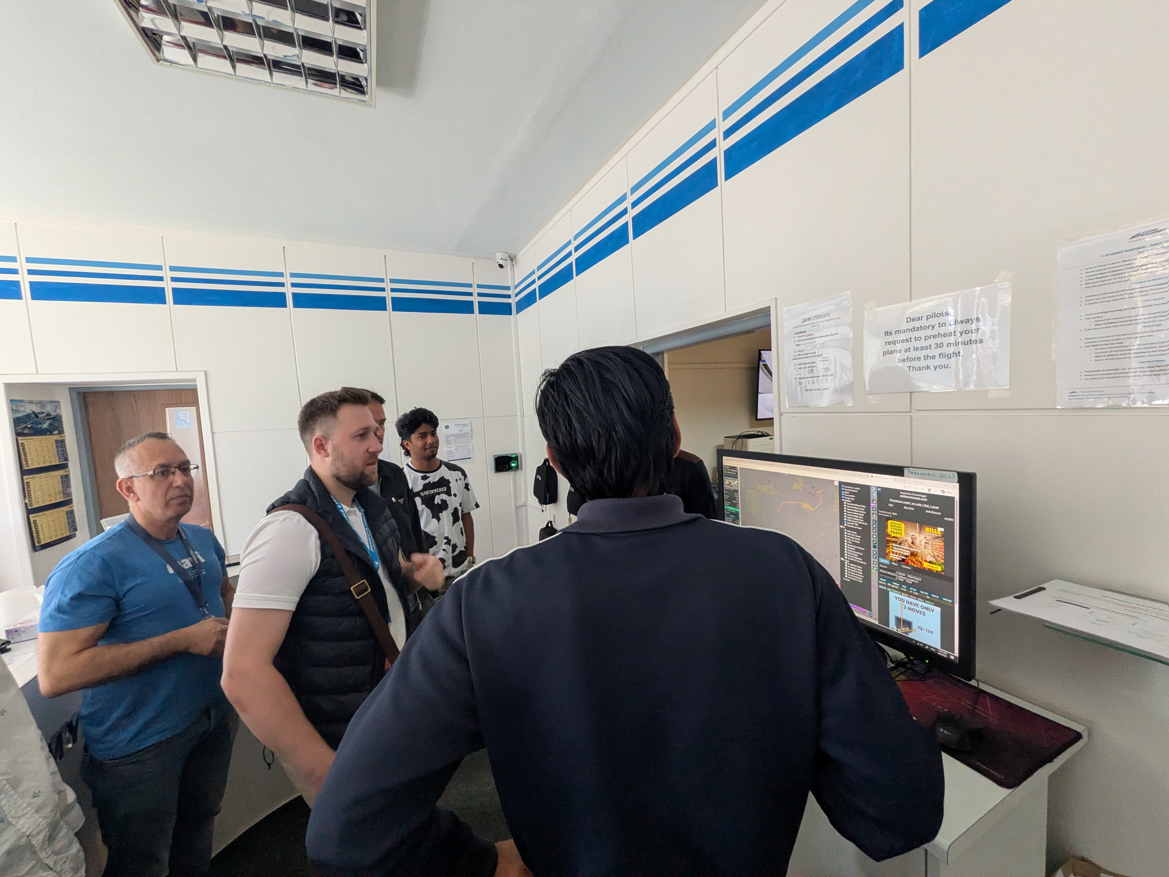 Open Doors Day visitors during a simulator and training systems preview