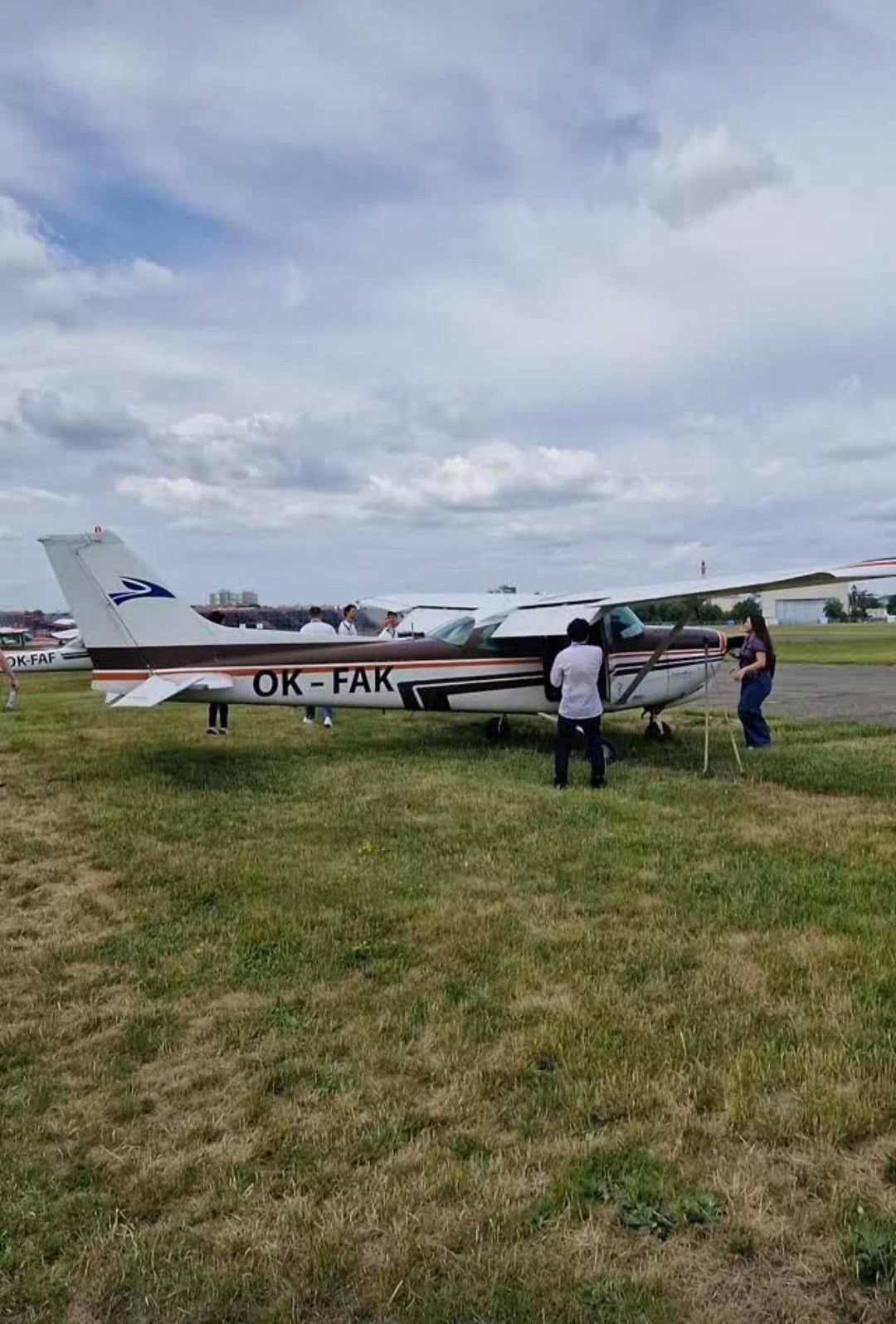 Flying Academy Prague 4th of July Open Doors Day ramp tour